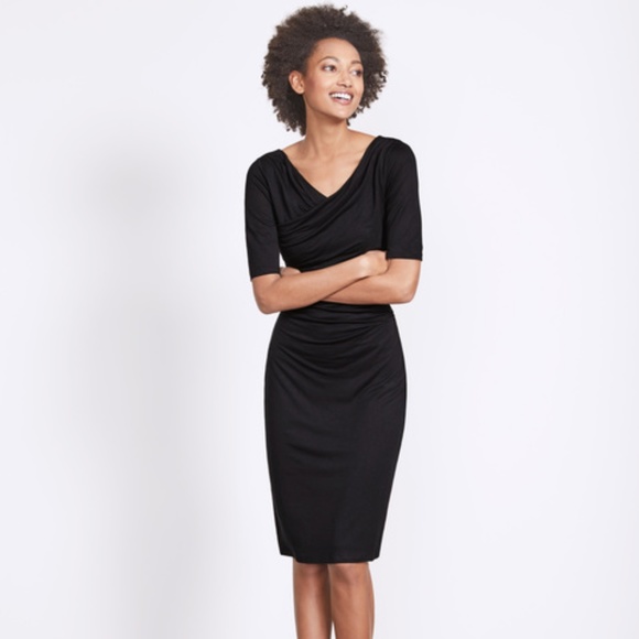 Boden Dresses & Skirts - BODEN Gathered Band Jersey Dress Black {Z19}